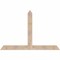 Ekena Millwork Portland Smooth Timber Gable Bracket, Douglas Fir, 72"W x 48"H x 1 1/2"D x 5 1/2"F, 16/12 Pitch GBW072X48X0206POR00SDF - alternate 1